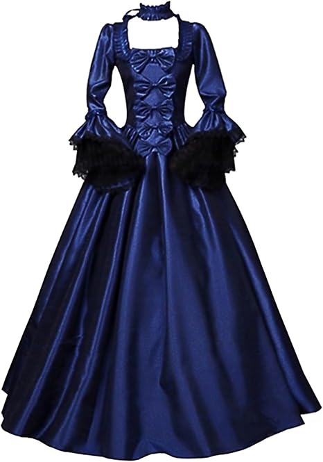 OIOLOYJM Renaissance Costume Women Medieval Sexy Plus Size Witch Vampire Gothic Halloween Costumes Woman 2025 Clothes Dresses