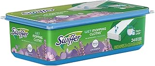 Sweeper Wet Mopping Pad Multi Surface Refills for Floor Mop, Lavender & Vanilla