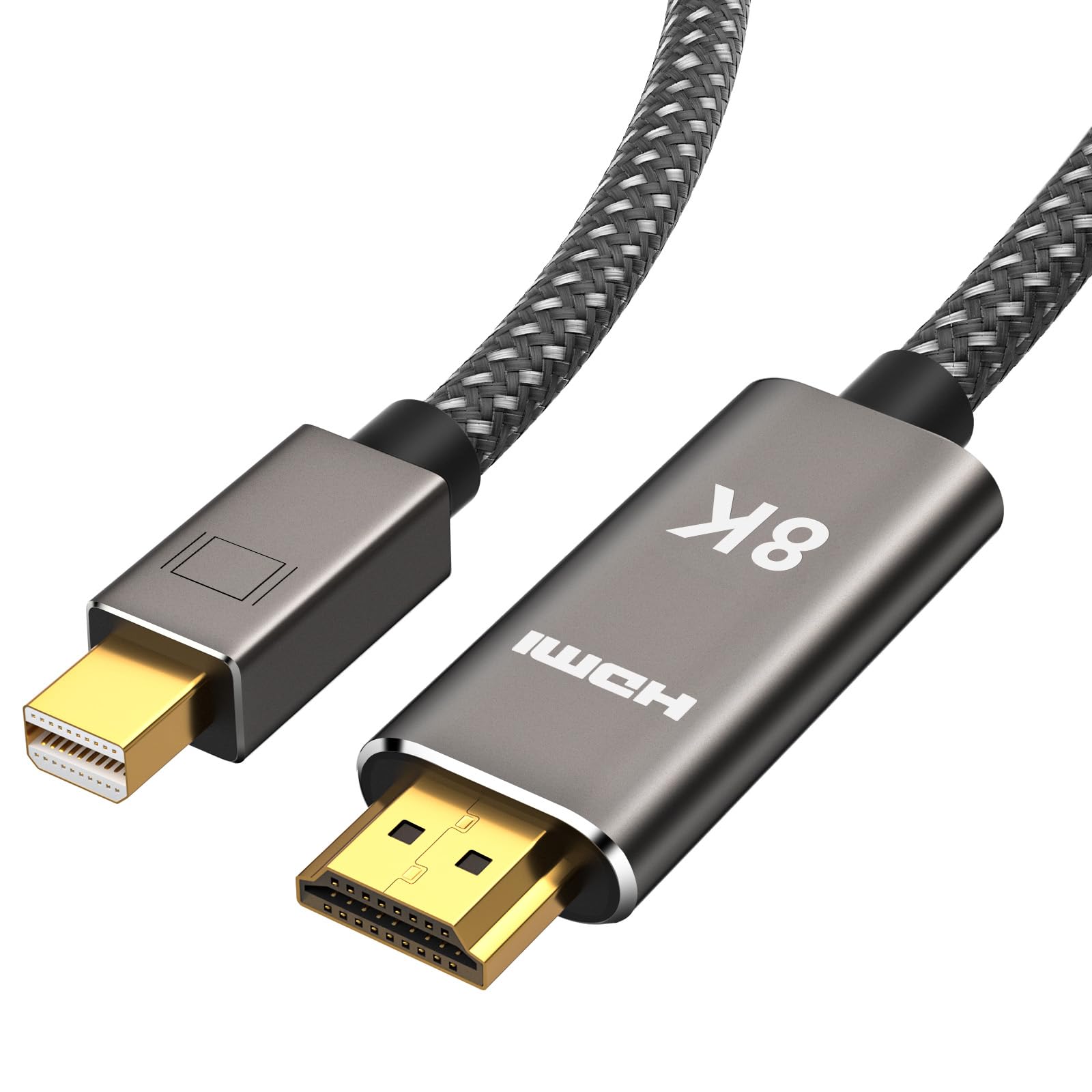 Cavo da mini DisplayPort a HDMI 2.1 8K, unidirezionale, 8K a 60 Hz, 4 K a
