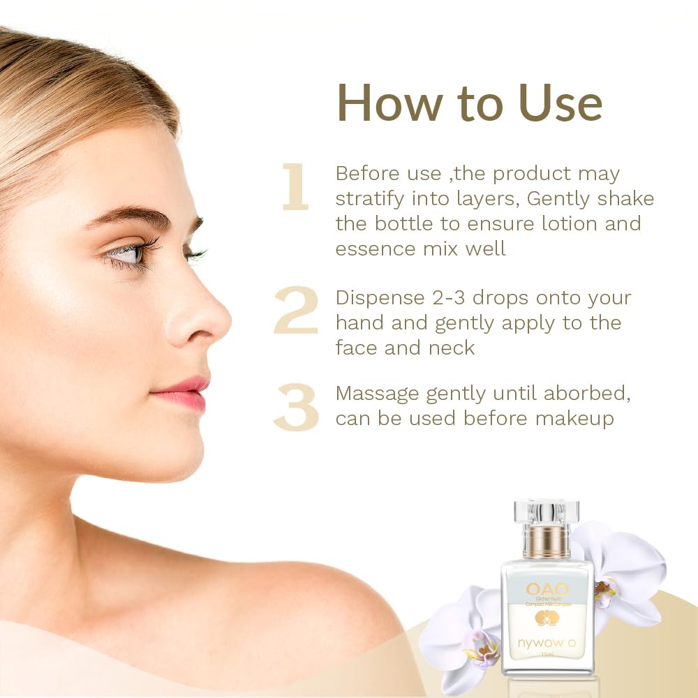 Orchid Youth Compact Milk Complex Facial Cream Firming Moisturizer for Wrinkle and Fine Line 0.51 oz - Image 4