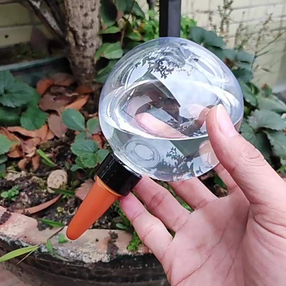 HTU Globes d'arrosage Automatique, système d'irrigation Goutte à Goutte, Globes d'arrosage pour Plantes d'intérieur et d'extérieur - 8 pièces