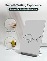 Vista 3 de Yagee Desktop Whiteboard with Storage, Dry Erase Board with Phone & Tablet Stand, to-do List Memo, Double-Sided Writing Board for Office and School