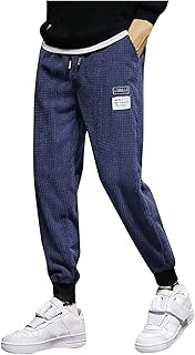 Cargo Trousers Men's Baggy Sweatpants Loose Fit Men's Trousers Trekking Trousers Training Trousers Elastic Waistband Tactical Trousers Large Sizes Cotton Trousers Cargo Trousers Functional Trousers