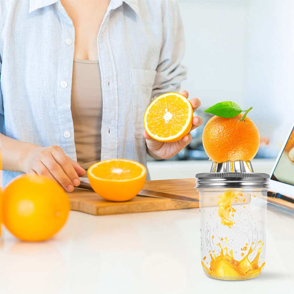 Spremiagrumi Manuale – Multifunzionale Trasparente Spremiagrumi | Spremiagrumi Piccolo Per Pompelmi E Agrumi, Spremi Arancia A Mano Per Succo D'arancia Fresco - Foto 5