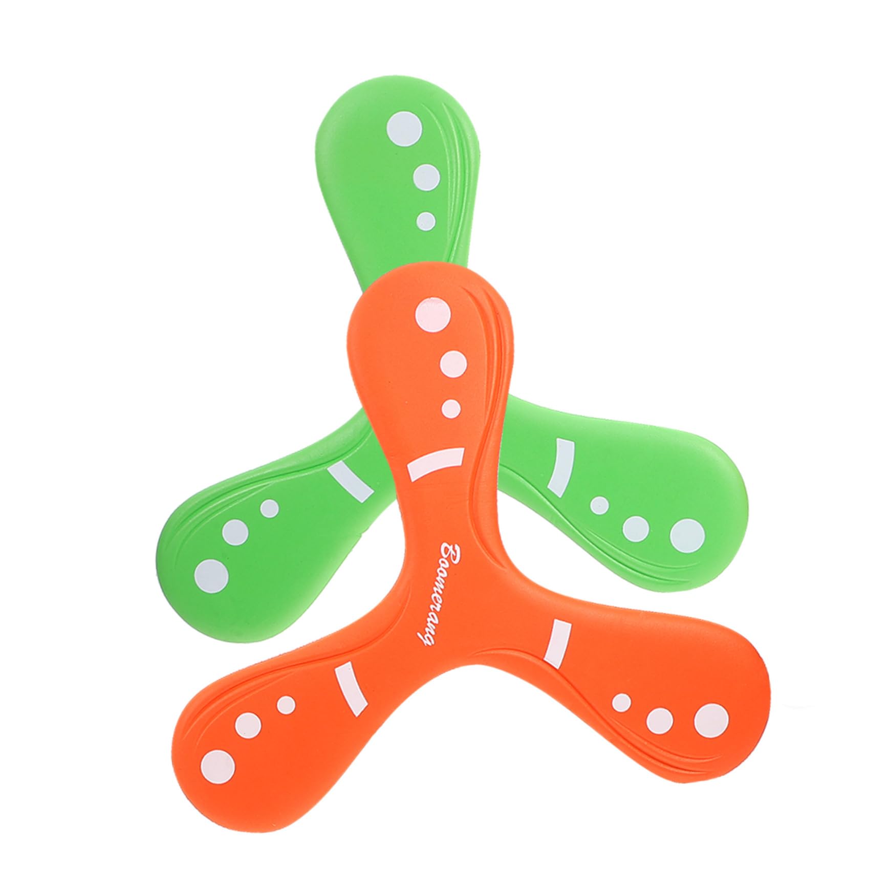 balacoo 2Pcs Soft Triangle Boomerangs for Safe Outdoor Game Fun for Family Activities at Park Beach and Playground Improves Hand Eye Coordination