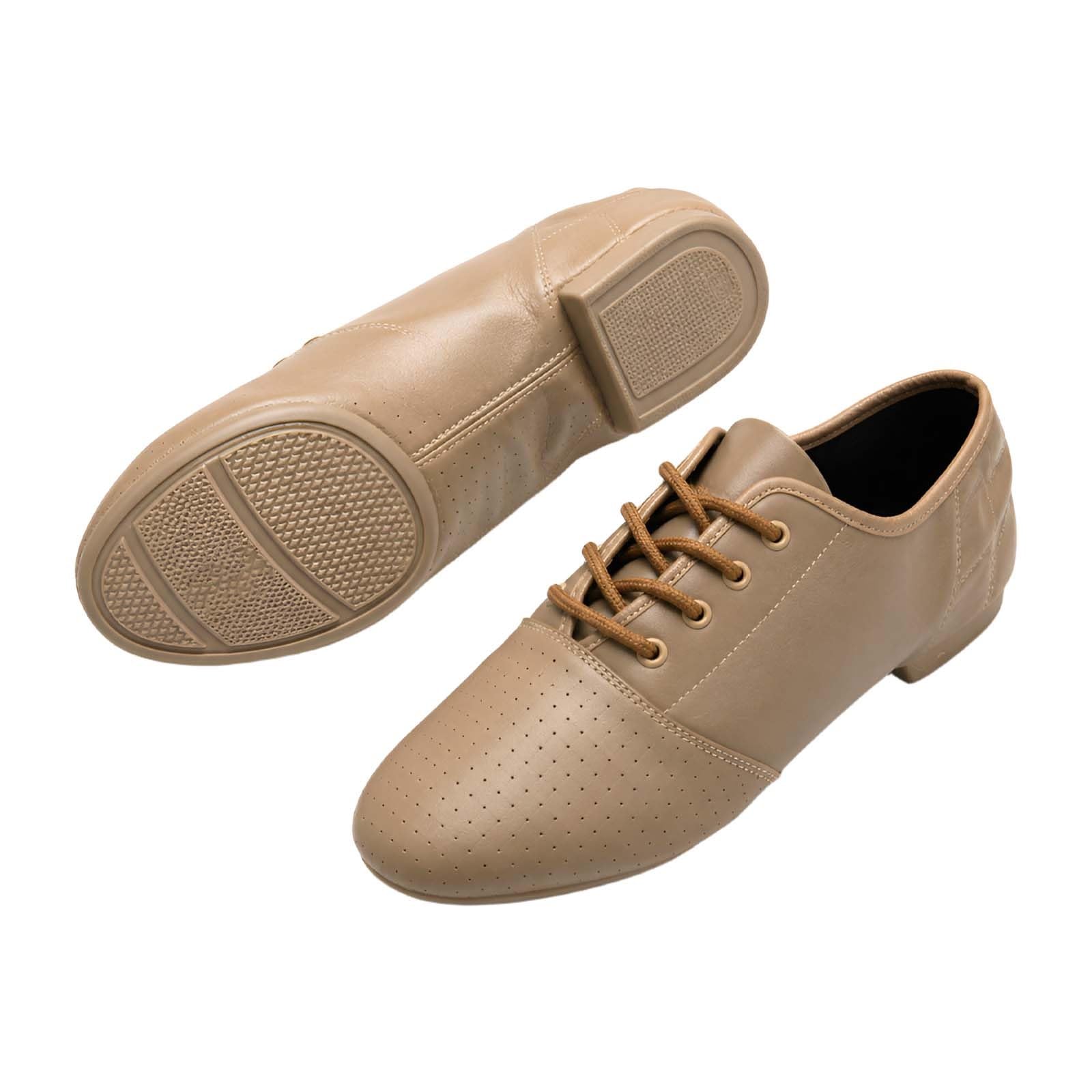 Zapatos de Jazz Mujer, Punta Redonda para Clase de Danza y Escenario