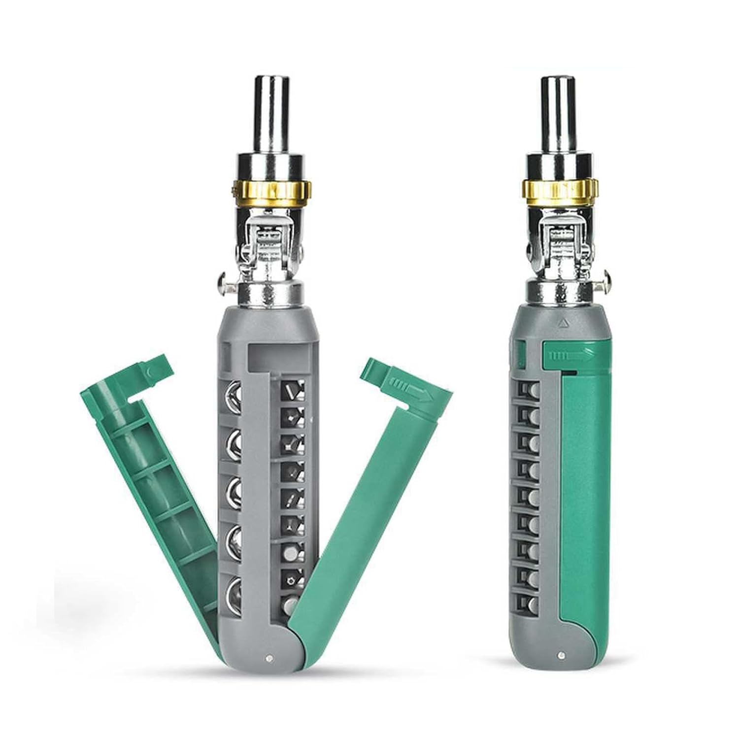 MYCENSE 14 in 1 Ratchet Screwdriver Set Compact Multifunctional Screwdriver Set