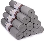 Voyage Yoga Mat, 10 Faites votre valise, 72" x 24" Studio professionnel et Gym Bulk Yoga Mats, 5mm Épaisseur, durable, anti-oreille, antidérapant et tapis d'exercice