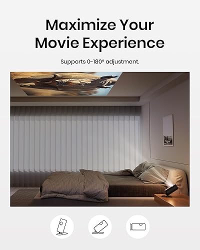 Miniatura 5 de NEBULA Soporte plegable para proyector, soporte de escritorio ultracompacto con fácil instalación y rotación de 180 grados, para cápsula 3, cápsula