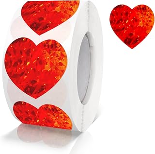 Pegatinas Corazón Rojo Autoadhesivas Forma De Corazón Etiquetas Rollo 38mm Pequeño Color Codificación Corazón Pegatinas Amor Para Bodas Scrapbooking Regalos Decoración 500 Piezas