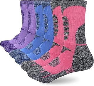srclo Womens Thermal Hiking Walking Socks ladies Cushion Sports Socks for Womens 4-7 Multipack Anti Blister Warm Work Boot Colorful Thick Winter Socks 3 Pairs.