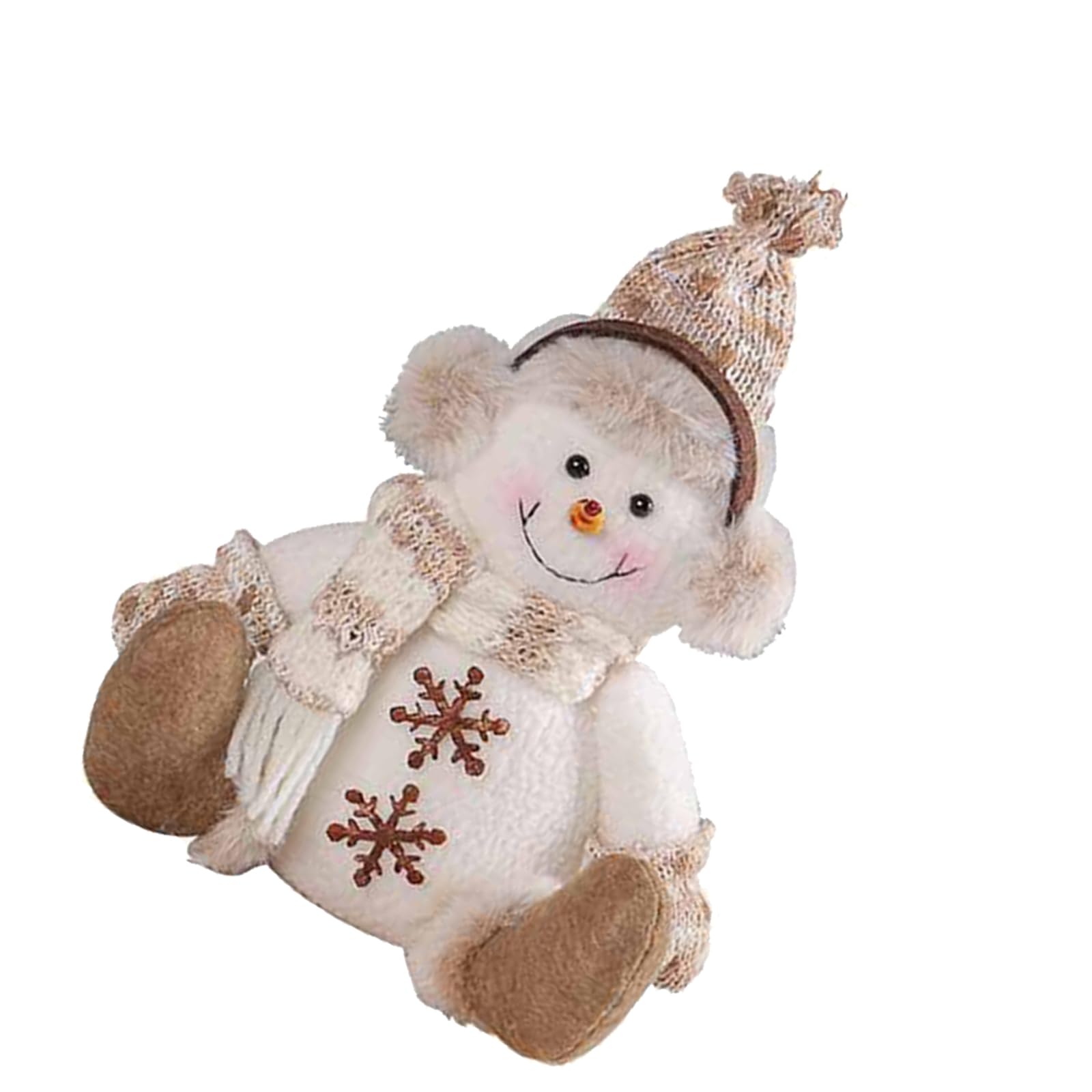 Msioytog Artistics Polygonal Snowman Gnomes Doll Rudolphs Christmas Ornament Soft Knit Festival Home Decoration Soft Fabric Christmas Ornament