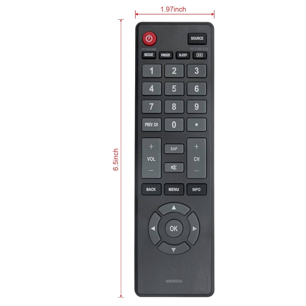 NF006UD 交換用リモコン Emerson Digital LCD TV EWL3706 A EWL3706 LC320EM8用 Amazon.com: New NF015UD NF602UD NF606UD Remote Control fit