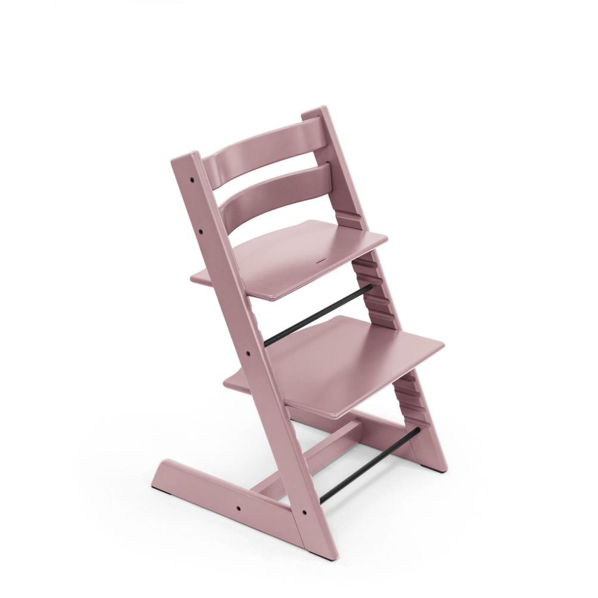 Sedia Tripp Trapp di Stokke, Mauve - Sedia evolutiva e interamente regolabile per neonati, bambini e adulti - Comoda, confortevole ed ergonomica