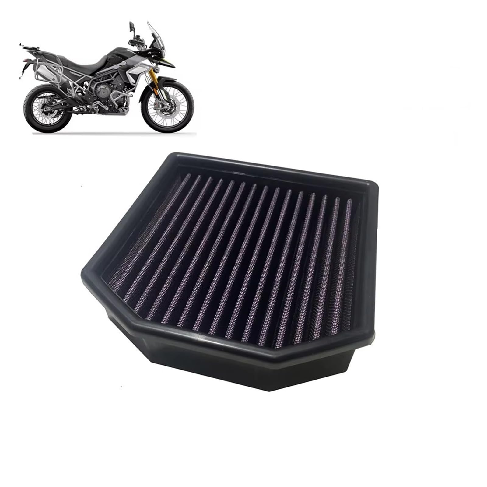 Filtro de Aire Motocicleta para Triunfo para Tiger850 | Deporte para Tiger 900 GT Rally Pro ABS motor de motocicleta elemento de filtro de entrada de aire de alto flujo T2204242