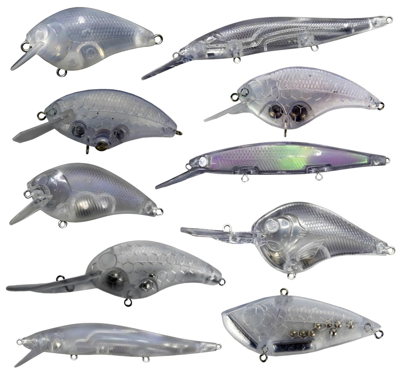 Amazon.com : Original Unpainted Lure Blanks 5 Pack. All Made in The USA! 5  DD Diver 5/8 oz - 8613 : Sports & Outdoors