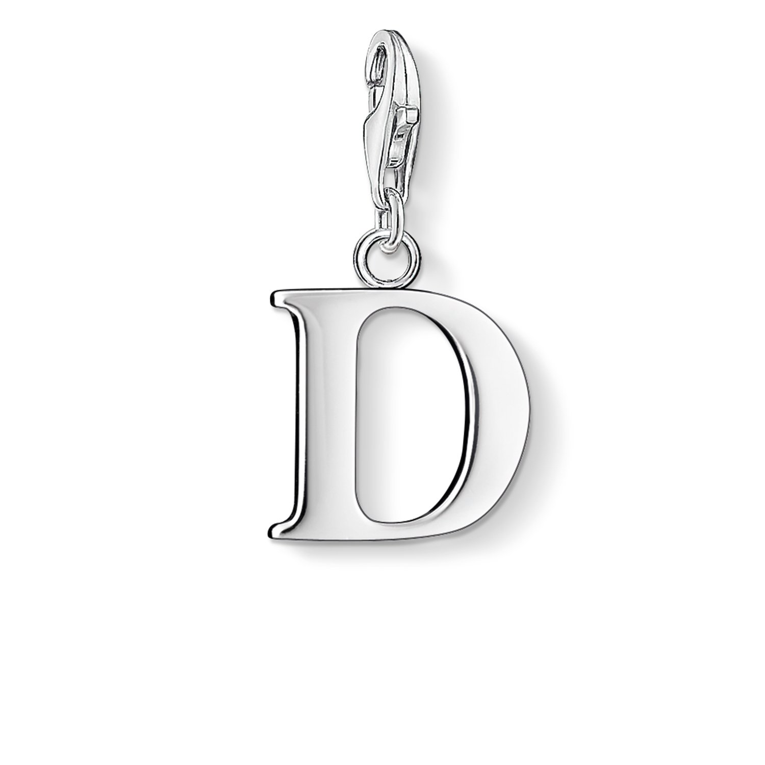 Thomas Sabo Women Charm Pendant Letter A-Z Charm Club Silver 925 Sterling Silver