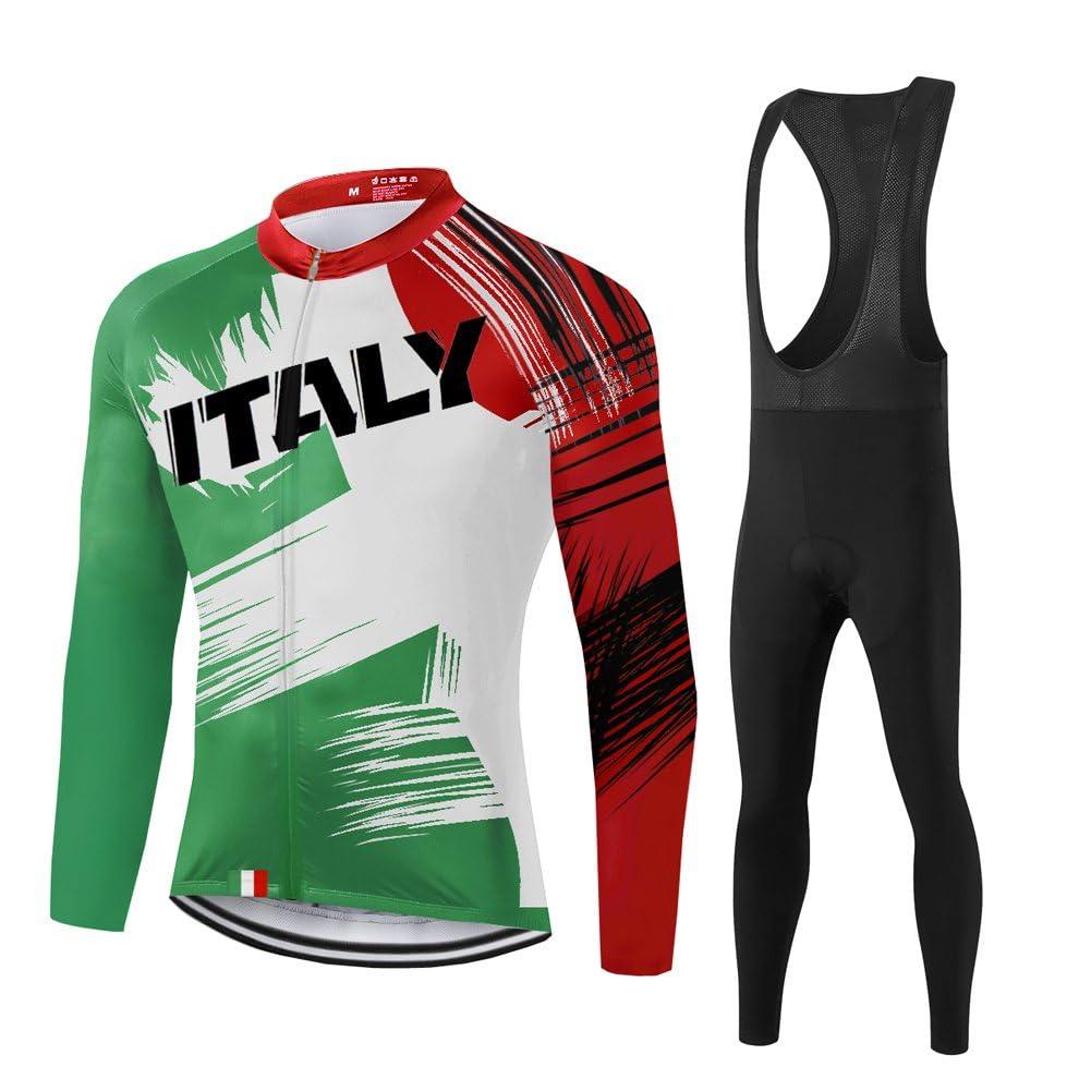 UGLY FROG Abbigliamento Magliette Set Inverno Termico Vello Antivento Maglia Lunga e Pantaloni Completo Ciclismo Uomo Invernale KXITCXHB14