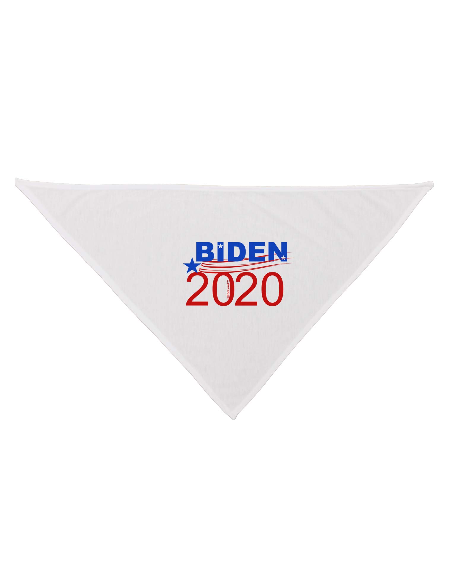 TOOLOUD Biden 2020 Printed White Dog Bandana 26 Inch