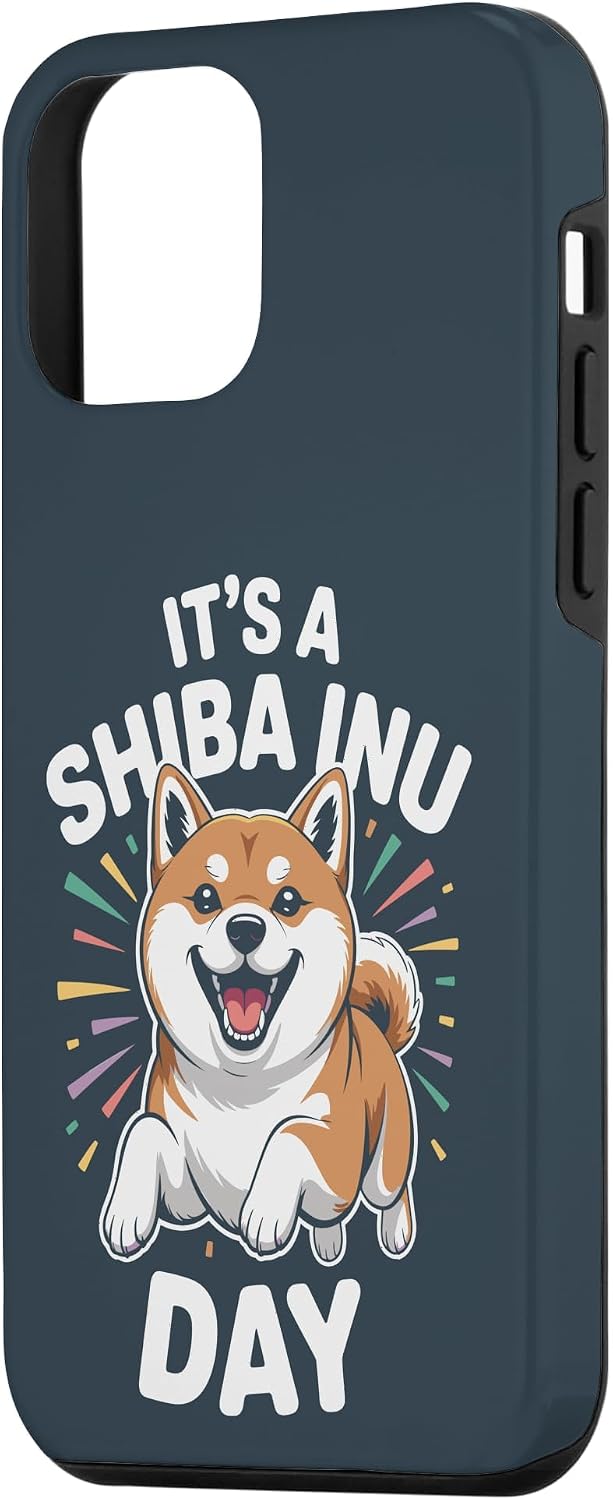 It’s A Shiba Inu Day Funny Japanese Hunting Pet Dog Breed Case for iPhone 12 mini image 2