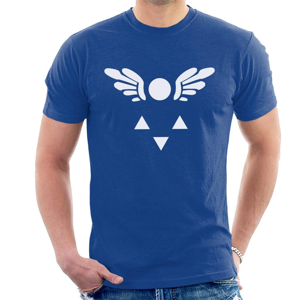 Undertale Delta Rune Emblem Men's T-Shirt Royal Blue