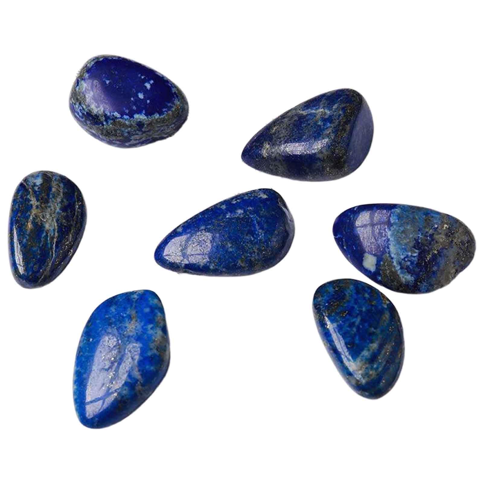 FLYIODFCXV crystal stone, Lapis Lazuli Tumbled Polished Natural Stones Rocks Energy Balance Crystal Gemstones Vase Filler Decorative