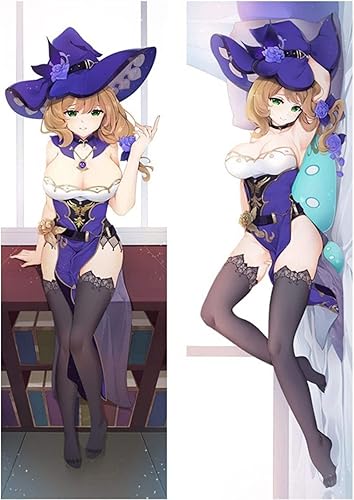 Ditooms Dakimakura AH071 - Funda de almohada para el cuerpo, funda de almohada con cremallera, funda de almohada corporal con cremallera, manga