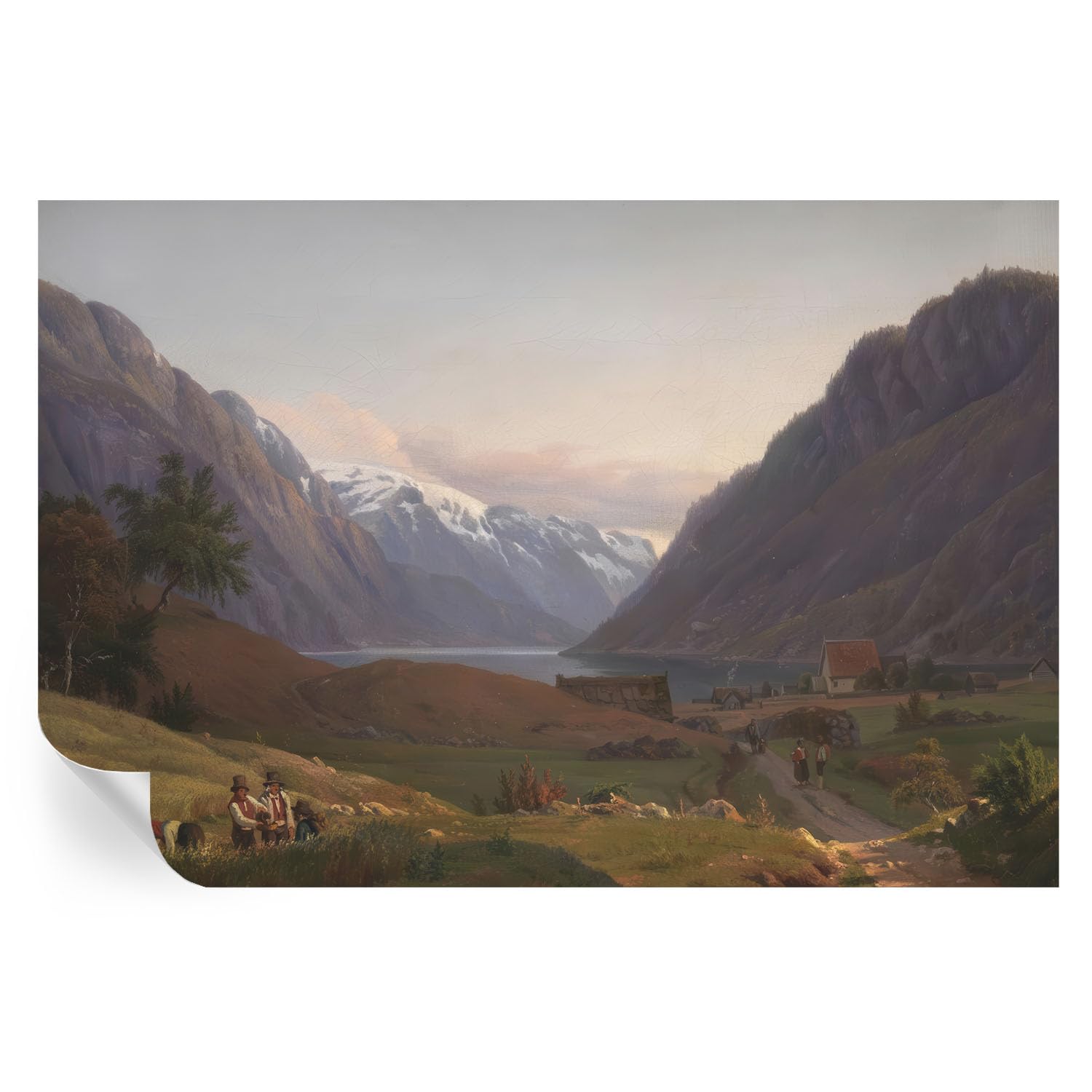Cubiertas de pared adhesivas de 104x70 cm para tapar imperfecciones con paisajes