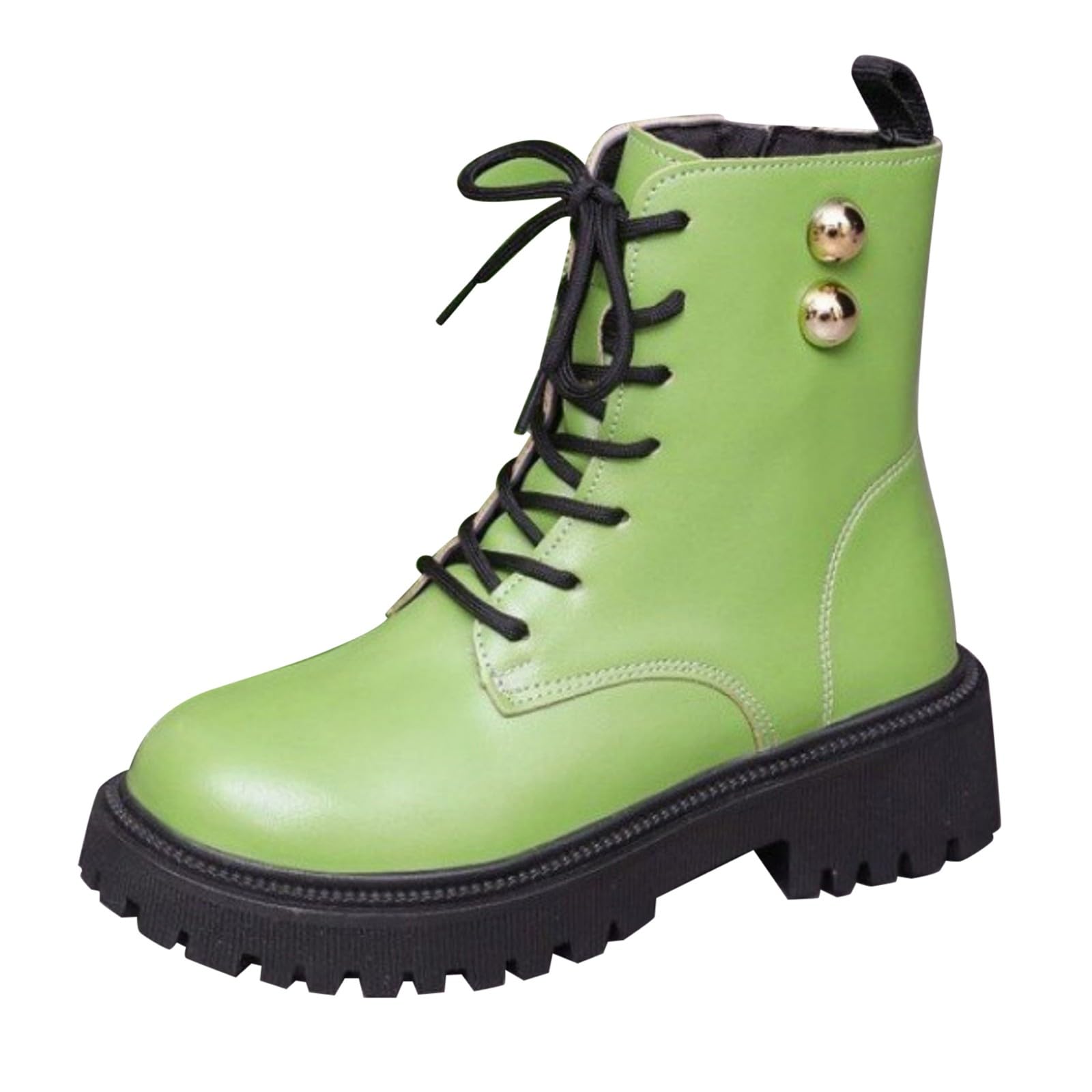 Botines de mujer plataforma cordones botas informales y cómodas para otoño invierno 7