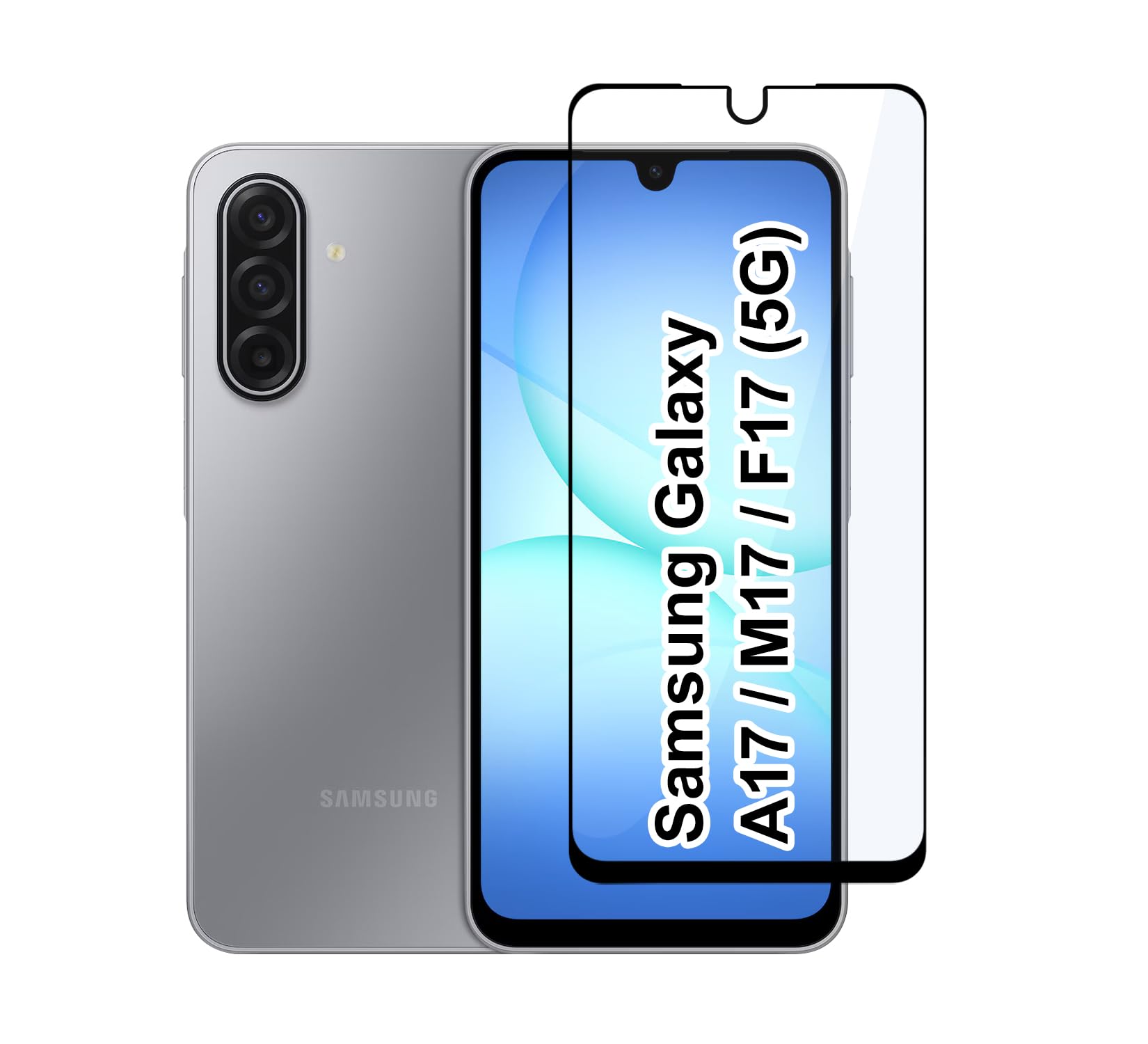CEDO Tempered Glass for Samsung Galaxy A17 / M17 / F17 (5G) | Screen Protector Full HD Quality Tempered Glass Anti-Scratch Edge to Edge Coverage with Easy Installation Kit (Black)-picture-29