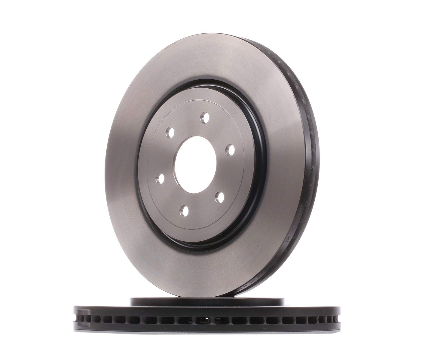 2x TRW Disco de freno Delantero Ø319mm Altura: 37,9mm Espesor: 28mm Corona de Agujeros - Ø: 114,3mm ventilado DF6425 Compatible con NISSAN NP300 Navara Pick-up D40 Pathfinder III R51