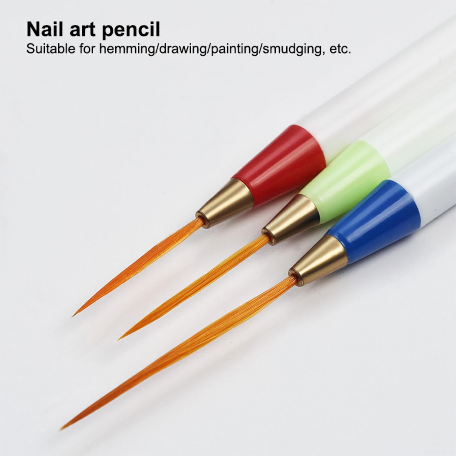 Nagelpinsel-Stift 3 teile/satz Nagelkunst-Liner-Bürsten-Set, längliche Streifen zeichnung, profession elle UV-Gel-Nägel Kunst-Mal stift, Maniküre-Werkzeug