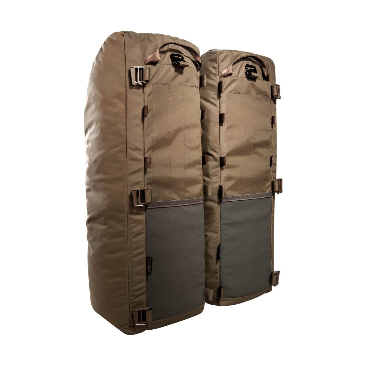 Tasmanian Tiger TT Front-Side Pouch 16 Set 23L Rucksack-Zusatztaschen 2er Set verwendbar mit TT Base Carrier, Gesamt-Volumen 46L