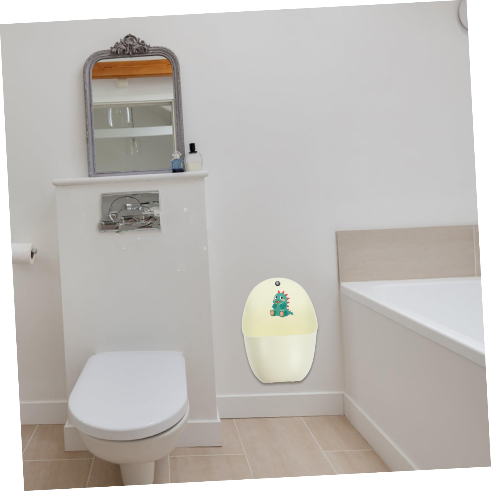 Abaodam 3stücke Cartoon Potty Training Urinal Für Jungen Wandmontierter Urinal Für Junge Mädchen Praktisches Töpfchen Zur Des Stehpinkels Ohne Klebehaken