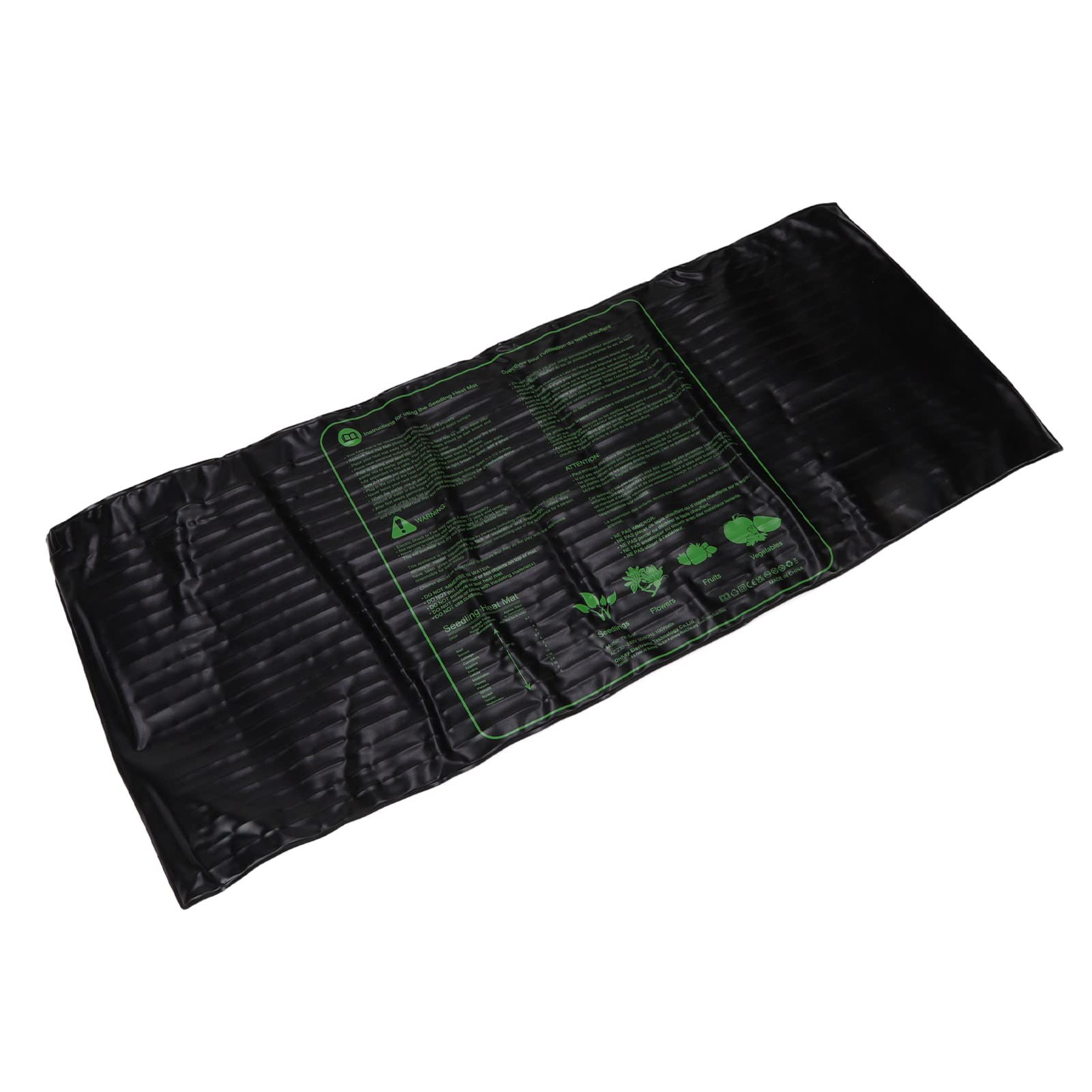 Wasserdichte Sämlings-Heizmatte, Pflanzensamen-Keimungs-Heizkissen mit Flexiblem, Langlebigem PVC-Silikon für Gewächshaus-Gartenbedarf (EU-Stecker 220–240 V)