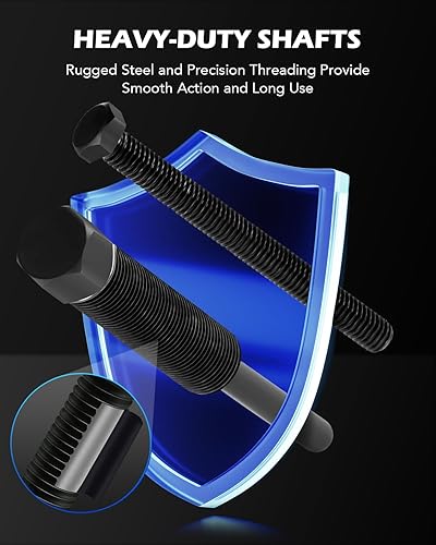 Miniatura 6 de Orion Motor Tech Juego de herramientas de extractor de polea de dirección asistida, herramientas de instalación de extractor de poleas de bomba