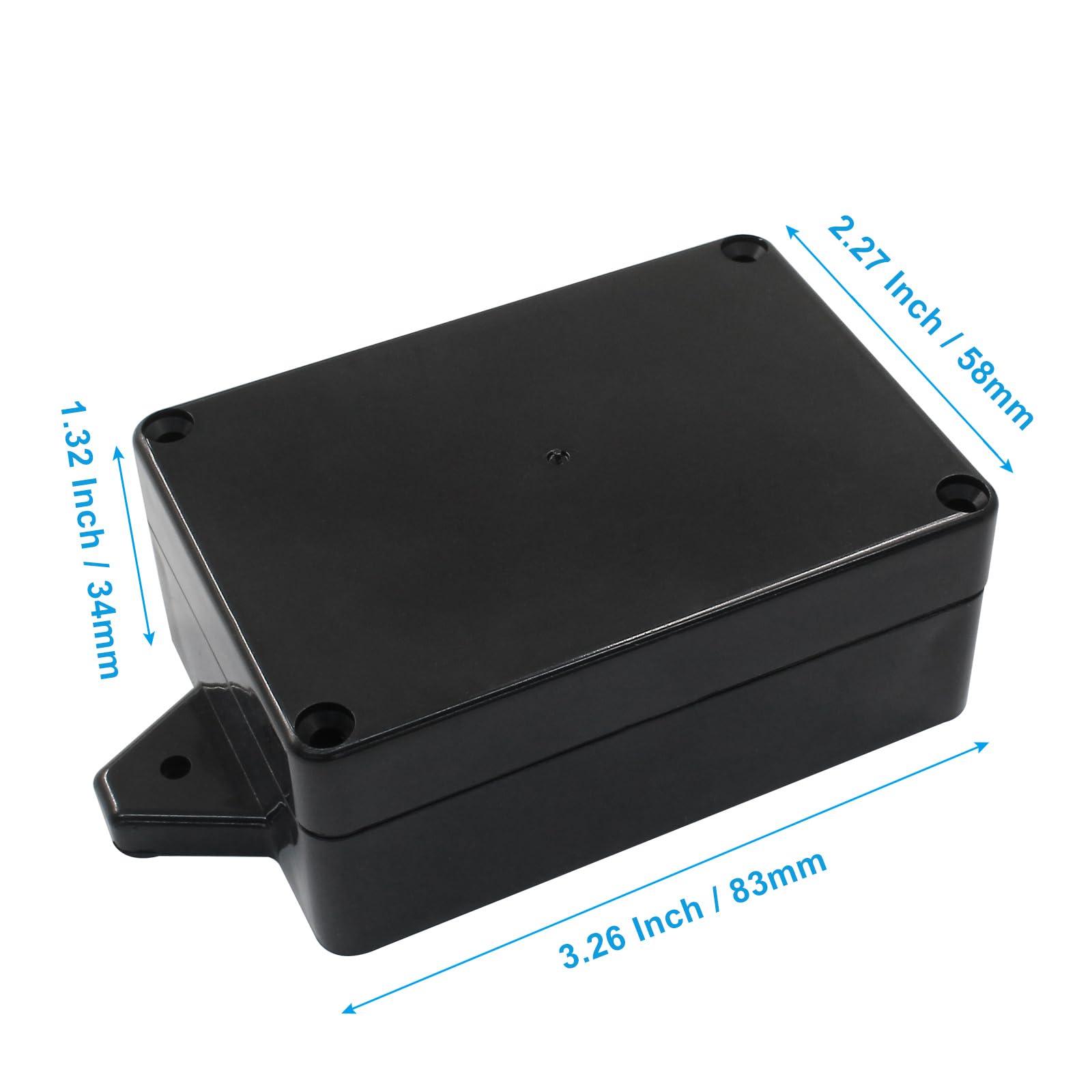 HARSKIYER 4 Pack Junction Boxes, 3.3 x 2.3 x 1.3 Inch IP65