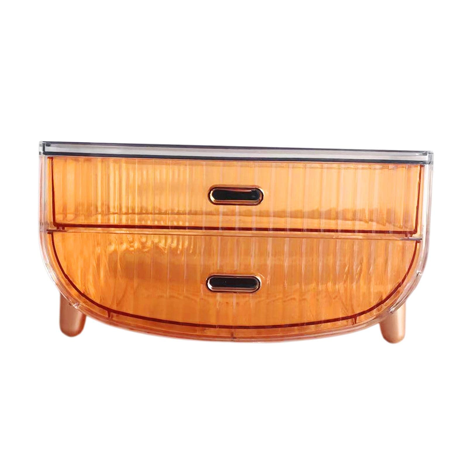LOOM TREE® Make Up Case Cosmetic Desktop Case Cosmetic Storage Rack for Drawer Vanity Orange | Household Supplies & Cleaning | Home Organization | Storage Boxes 3