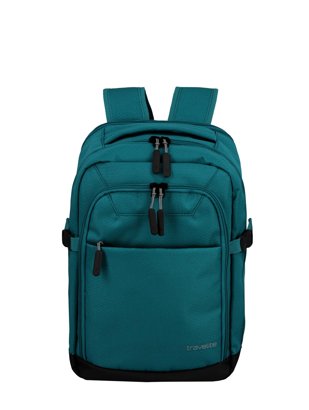 travelite zaino per il bagaglio a mano, dimensioni RyanAir, KICK OFF, Zaino per laptop da 13 pollici, con ripiegamento elastico, 40 cm, 20-23 litri