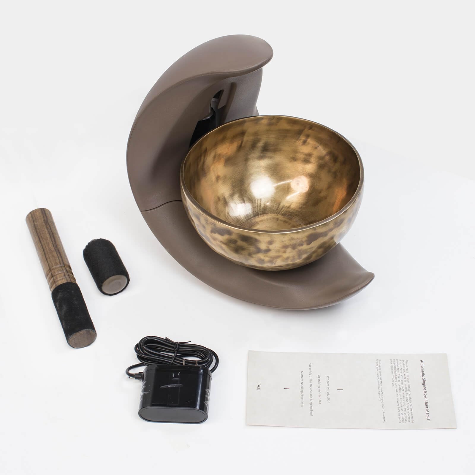 Amazon | 自動シンギングボウルセット、ネパールの手芸による8