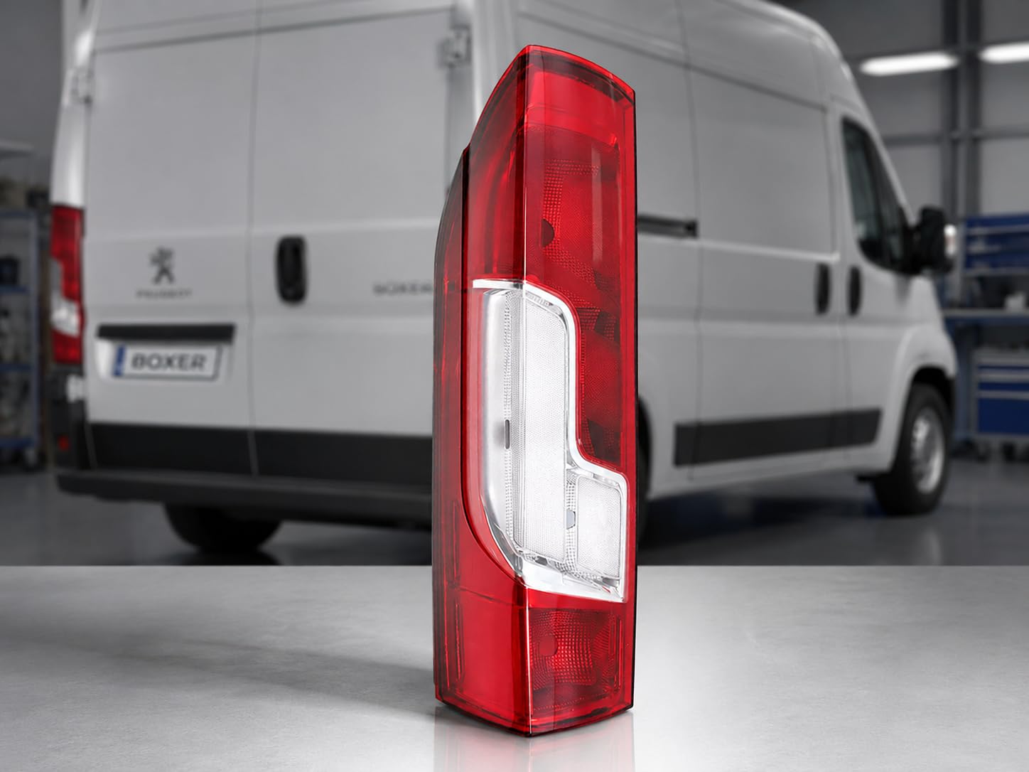 Luz Trasera Izquierda Compatible con Fiat Ducato 2014+ Citroen Jumper Relay 2014+ Peugeot Boxer 2014+ Ram ProMaster 2019+ Opel Movano 2021+ Vauxhall Movano 2021+ Toyota Proace Max 2024+