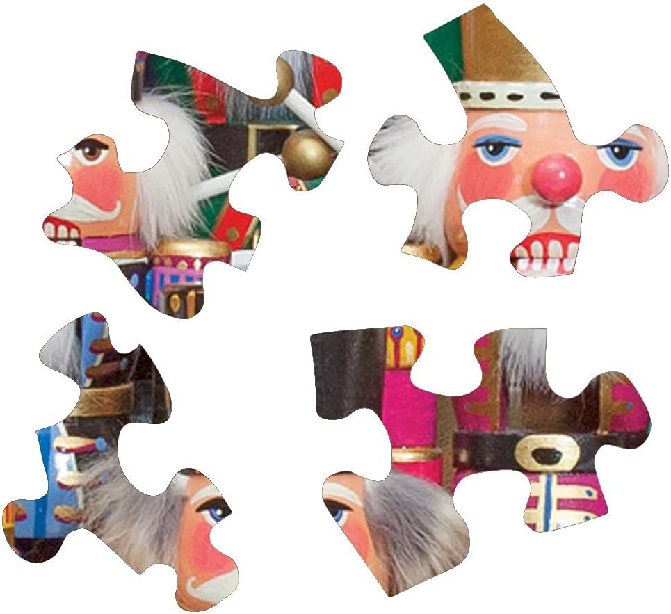 Springbok Nutcracker Collection 1000 piece Jigsaw Puzzle for Adults Features a Colorful Collection of Holiday Nutcracker Soldiers