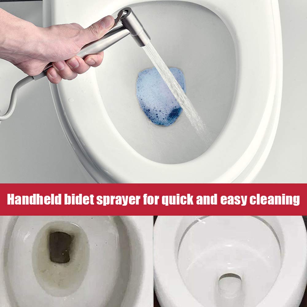 Wall Base for Handheld Bidet Sprayer Stainless Steel PP Holder for Cloth Diaper Sprayer Bathroom Shower Head Bracket — view 5