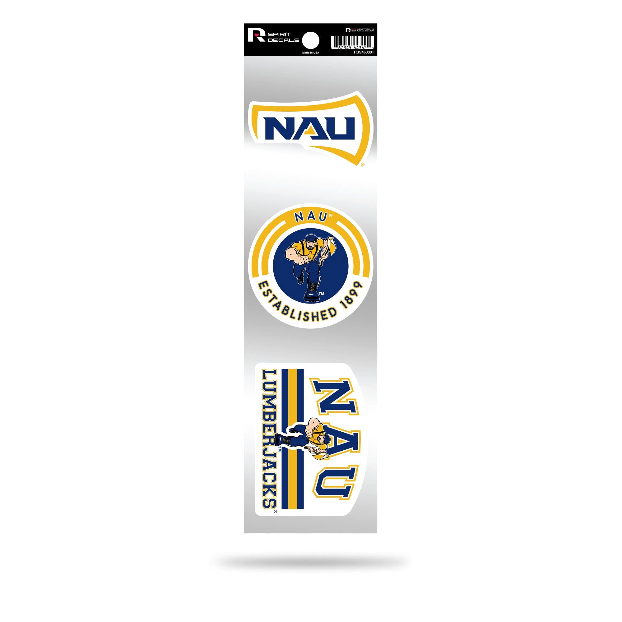 Autocollants Northern Arizona Lumberjacks idée cadeau NCAA