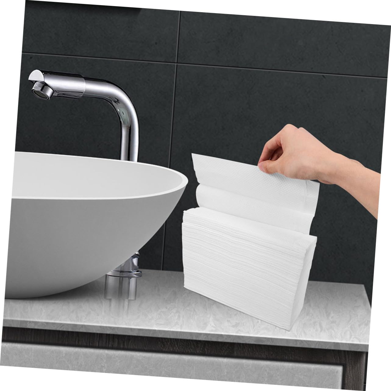 Asciugamani di Carta Usa e Getta 2 Confezioni Bianco Cucina | Carta Assorbente ad Asciugatura Rapida, Ricarica per Dispenser, Uso Locale