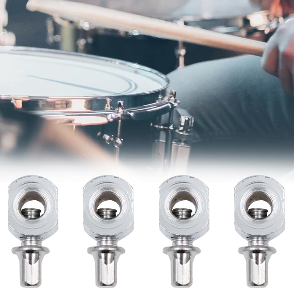 4PCS Pedal de Bombo Contrapeso Diámetro Interior 6,5 mm Atornillado de Forma Segura Accesorios de Pedal de Tambor para Jazz Rock