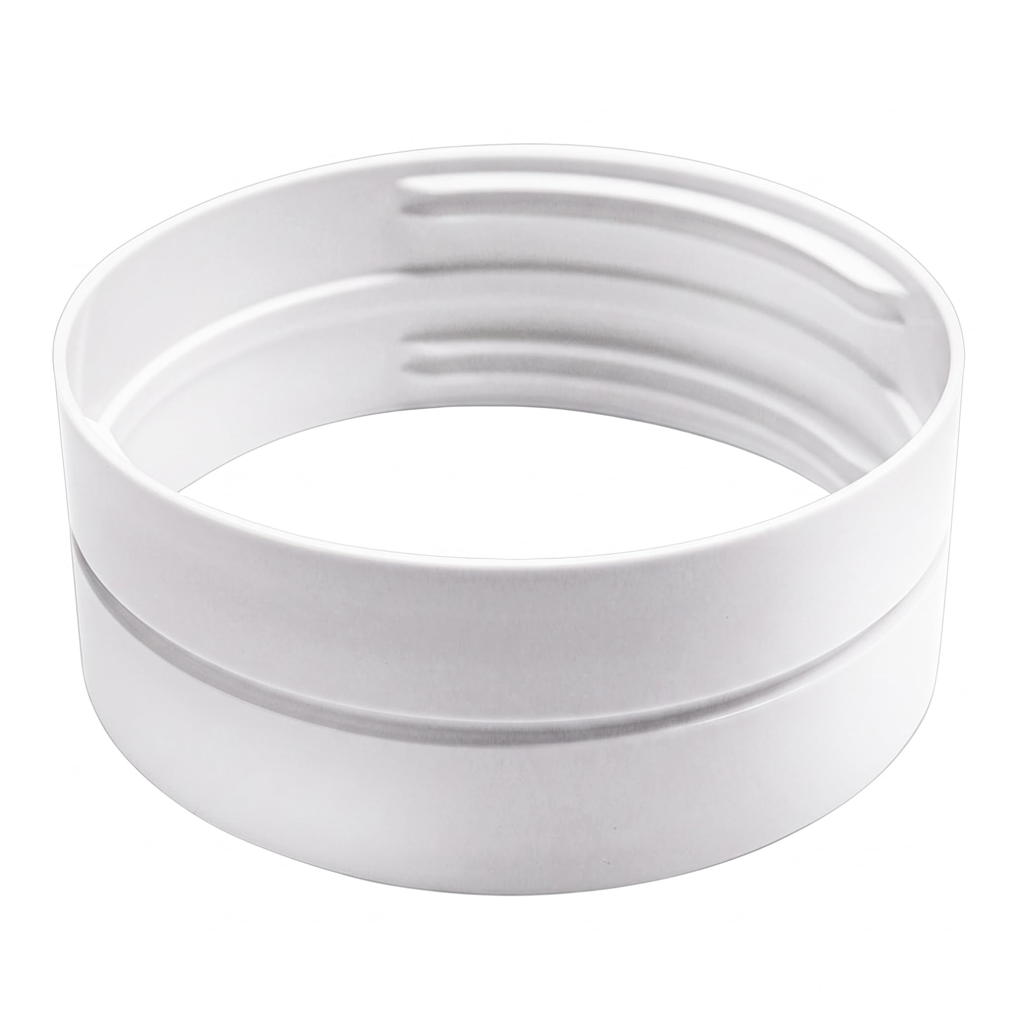 5.9 Inch Portable AC Exhaust Hose Coupler, Threaded Leak-Proof Adapter for Air Conditioner Extension (White)