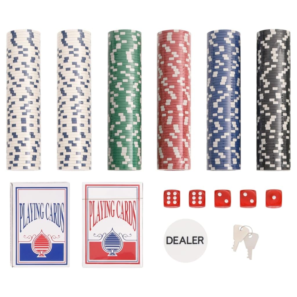 Gry, żetony i zestawy pokerowe Zestaw żetonów do pokera 300 szt. 11,5 g