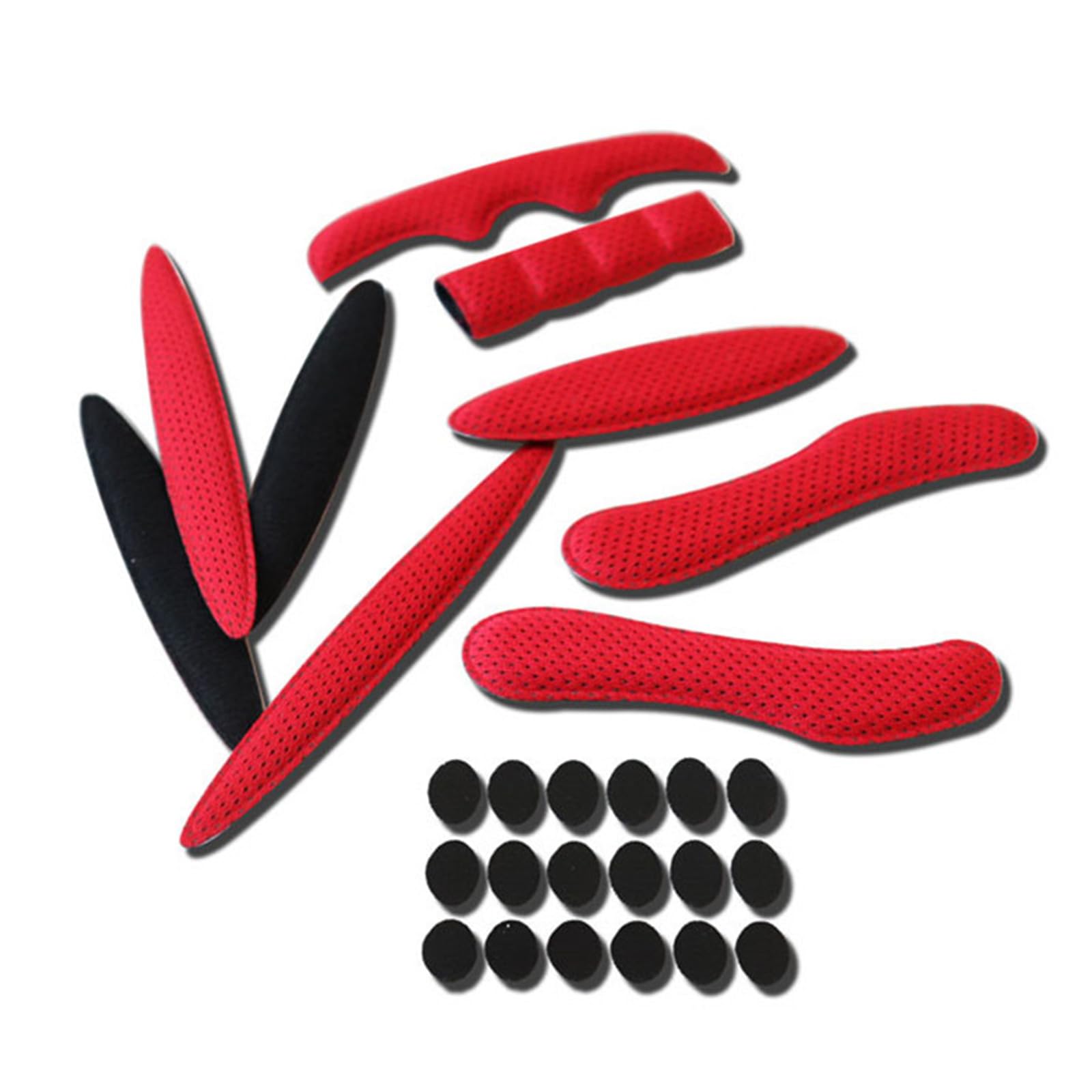 Set Cuscinetti Ricambio Per Casco Bici - Imbottitura In Gommapiuma EVA, Traspirante, Morbida E Facile Da Installare