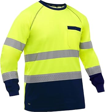 Bisley 313M6118T ANSI Type R Class 3 Long Sleeve Shirt with Navy Bottom